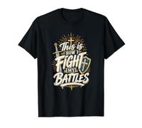 Así es como Lucho mis batallas Armadura Cristiana de Dios Camiseta gráfica económica