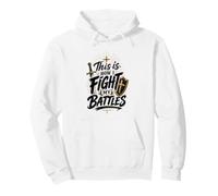 Así es como Lucho mis batallas Armadura Cristiana de Dios Sudadera con Capucha