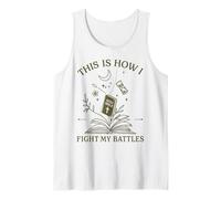 Así es como Lucho mis batallas Fe Cristiana Camiseta sin Mangas