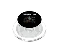 Así es como Rollo Física Fórmula Ciencias Profesor Nerd Matemáticas PopSockets PopGrip para MagSafe