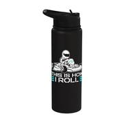 Así es como ruedo Go Kart Racer Racing Go Kart Stainless Steel Insulated Water Bottle