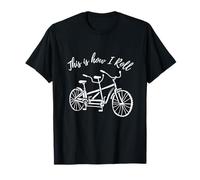 Así es como ruedo la bicicleta tándem Camiseta