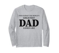 Así es como se ve el padre más grande del mundo Día del Padre Manga Larga