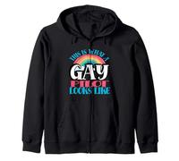 Así es como se ve el piloto Gay piloto Gay LGBT Sudadera con Capucha