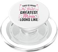 Así es como se ve la mamá más Grande del Mundo Lke Día de la Madre PopSockets PopGrip para MagSafe