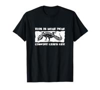 Así es como se ve la máxima Comodidad Divertida Gecko Leopardo Camiseta