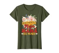 Así Es como Se Ve La Mejor Mamá del Mundo Camiseta, Mujer, Verde Oliva, M