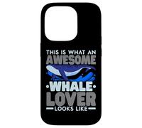 Así es como se ve un Animal increíble Amante de Las Ballenas Carcasa para iPhone 14 Pro