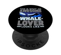 Así es como se ve un Animal increíble Amante de Las Ballenas PopSockets PopGrip Adhesivo