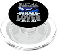 Así es como se ve un Animal increíble Amante de Las Ballenas PopSockets PopGrip para MagSafe