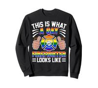 Así es como se ve un Bombero Gay Sudadera