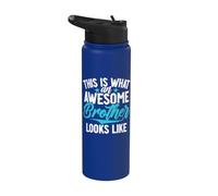 Así es como se ve un hermano increíble Hermano Stainless Steel Insulated Water Bottle