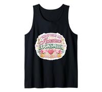 Así es como se ve un Herrero Impresionante Mujer Divertida Camiseta sin Mangas