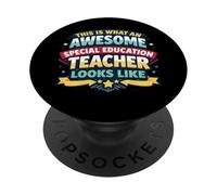 Así es como se ve un Impresionante Maestro de educación Especial PopSockets PopGrip Adhesivo
