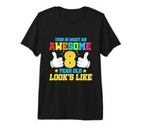 Así es como se ve un increíble niño de 8 años Camiseta Premium