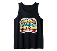 Así es como se ve un médico de Familia increíble Funny MD Camiseta sin Mangas
