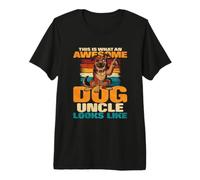 Así es como se ve un tío de Perro Impresionante Camiseta Premium
