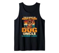 Así es como se ve un tío de Perro Impresionante Camiseta sin Mangas