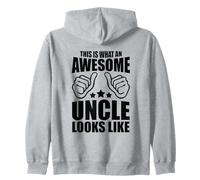 Así es como se ve un tío Impresionante Sudadera con Capucha