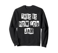 Así es como Usted Jam Músico Sudadera