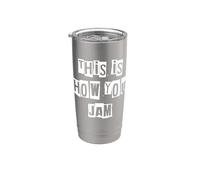 Así es como usted Jam Músico Vaso térmico de acero inoxidable de doble pared