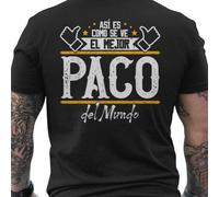 así es del mundo, camiseta para hombres con estampado en la espalda - Camiseta de cuello para hombres - 100% algodón - Tejido - o mismo