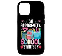 Así que aparentemente la escuela comenzó lindos lápices de mochila Carcasa para iPhone 12/12 Pro