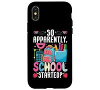 Así que aparentemente la escuela comenzó lindos lápices de mochila Carcasa para iPhone X/XS