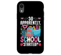 Así que aparentemente la escuela comenzó lindos lápices de mochila Carcasa para iPhone XR
