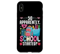 Así que aparentemente la escuela comenzó lindos lápices de mochila Carcasa para iPhone XS Max
