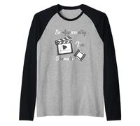 Así Que aparentemente Soy dramático Divertido Actor Actriz Actuando Camiseta Manga Raglan