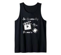 Así Que aparentemente Soy dramático Divertido Actor Actriz Actuando Camiseta sin Mangas