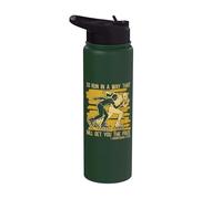 Así que corre de una manera que le guste el patinaje de velocidad deportivo Stainless Steel Insulated Water Bottle