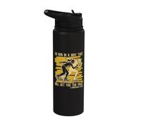 Así que corre de una manera que le guste el patinaje de velocidad deportivo Stainless Steel Insulated Water Bottle