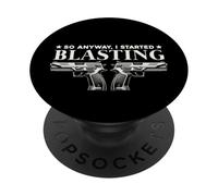 Así Que de Todos Modos comencé a Volar Propietario de Pistola Comedia Pistolas Divertidas PopSockets PopGrip Adhesivo