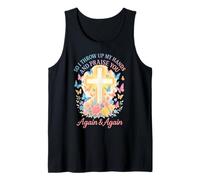 Así que levanto mis manos y te alabo una y otra vez Camiseta sin Mangas