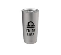 Así que Libra Vaso térmico de acero inoxidable de doble pared