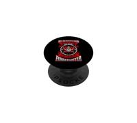 Así Que me he Convertido en un Bombero Impresionante Bomberos PopSockets PopGrip Adhesivo