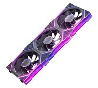 AsiaHorse NyotaUltra ARGB - Ventilador para PC de 120 mm, 3 piezas, RGB Daisy Chain PC Ventilador [Infinity Mirror] [HDB] 58.5 CFM/2000 RPM/2.07MMH2O 4 Pin PWM y 5V 3Pin ARGB para Asus Aura MSI
