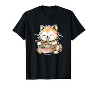 Asian Graphics, Ramen Cat Kawaii Anime Japanese Camiseta