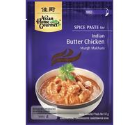 ASIAN HOME GOURMET Pasta de especias para mantequilla india de pollo (3 unidades de 50 g)