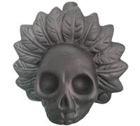 Asiasioc Silbato de descompresión con agujero grande, tono extraño, ocarina de doble cámara, silbato de muerte azteca (B)