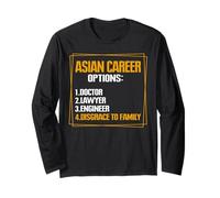 Asiático Opciones de Carrera Médico Abogado Ingeniero Desgracia A Fami Manga Larga