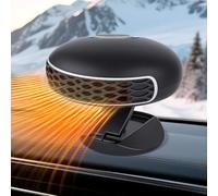 ASICPLB Calentador de Coche para Toyota Fortuner Wish Previa Prado Zelas, Descongelador y Desempañador de Parabrisas Ajustable 360°, Ventilador de Calefacción y Refrigeración 2 en 1,A 12V