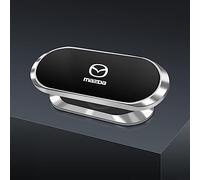 ASICPLB Soporte Movil Coche para Mazda 3 Axela CX30/CX5/CX8/CX4/CX6, Soporte para Teléfono de Coche Ajustable 360° Rotación Sujeta Porta Movil Coche Sujeción Movil Coche Autopartes, B Silver