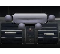 ASICPLB Soporte Movil Coche para Mercedes Benz GLK 2008-2012, Soporte para Teléfono de Coche Ajustable 360° Rotación Sujeta Porta Movil Coche Sujeción Movil Coche Autopartes,A Gray