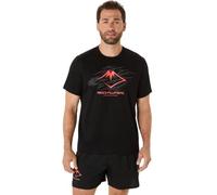 Camiseta de trail asics fujitrail logo ss top hombre negro/carbon S