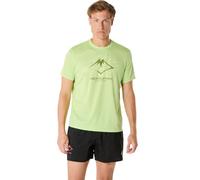 ASICS 2011C981-300 Fujitrail Logo SS Top T-Shirt Hombre Lime Green/Huddle Yellow/Cactus Tamaño M