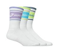 Asics 3 paires Logo Crew M Blanco