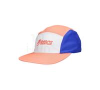 Gorra de Running ASICS Performance Running 5 Panel Cap Sun Coral/Blanco M - L